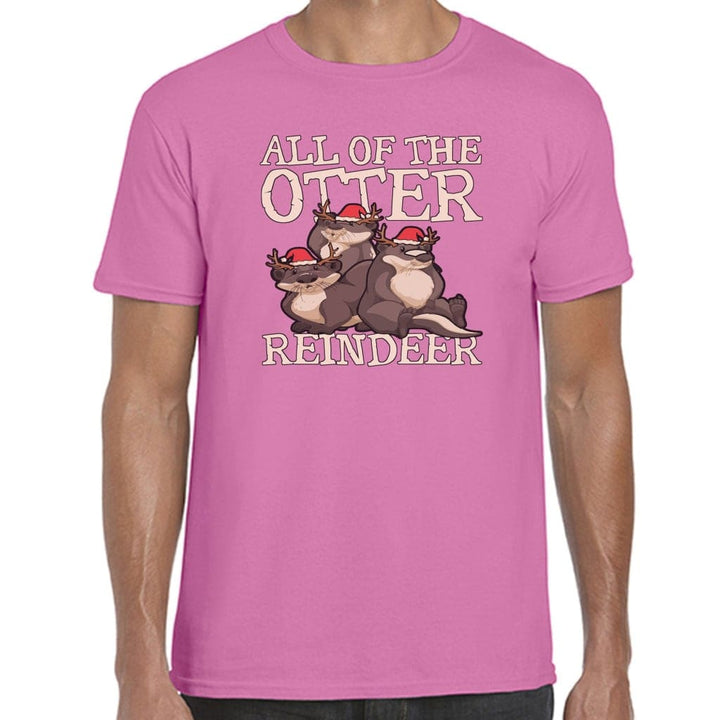 All Of The Otter Reindeer T-Shirt