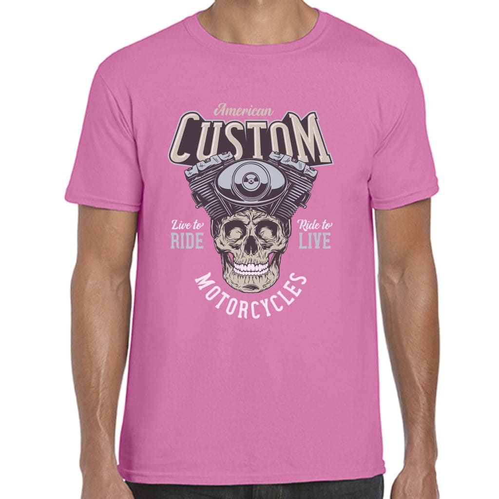 American Custom Motorcycles T-Shirt