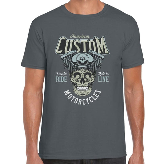 American Custom Motorcycles T-Shirt