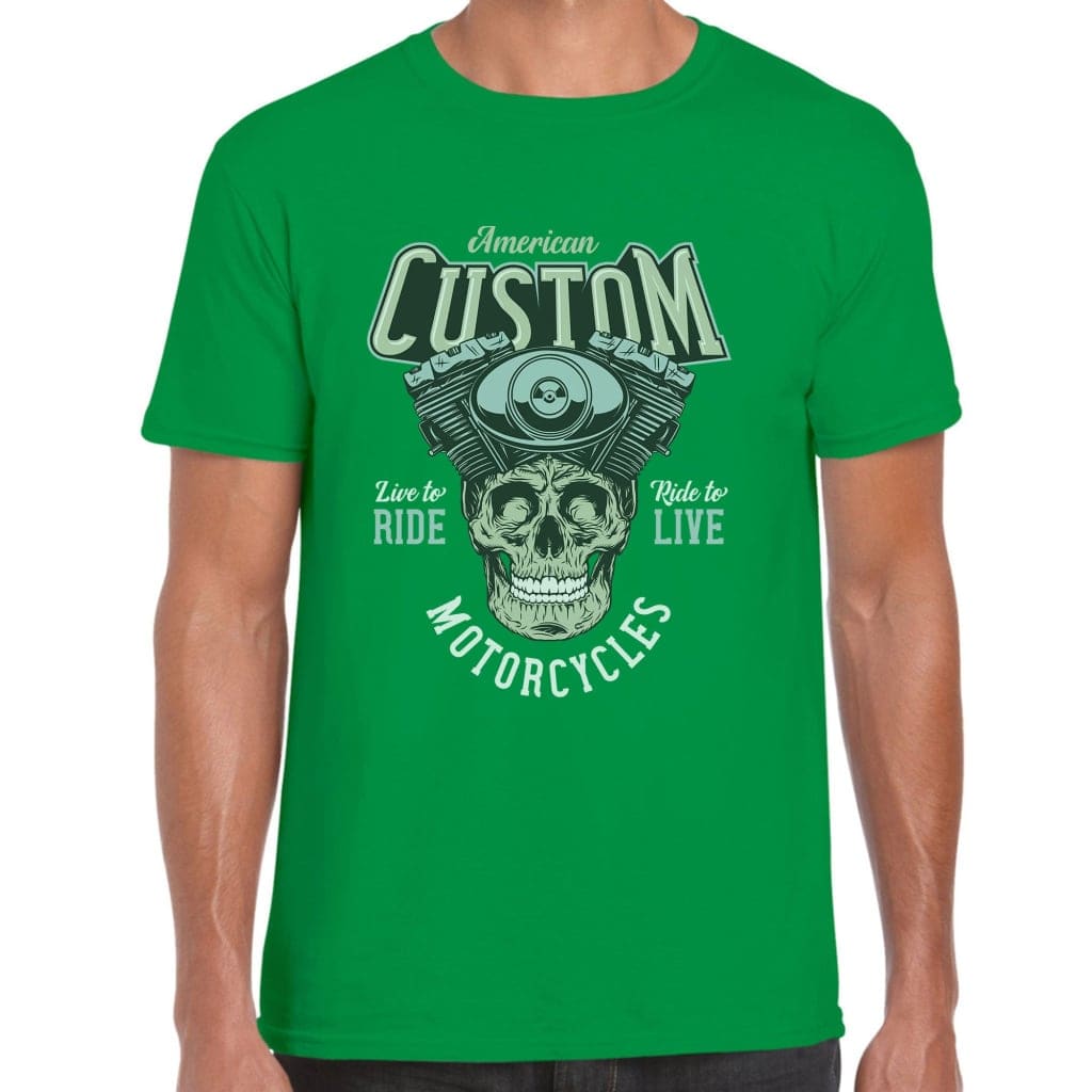 American Custom Motorcycles T-Shirt