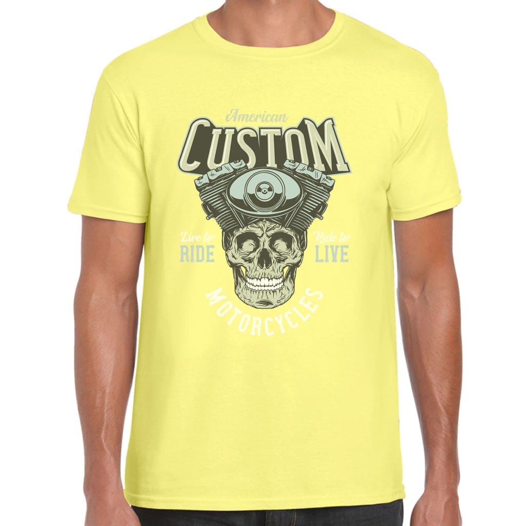 American Custom Motorcycles T-Shirt