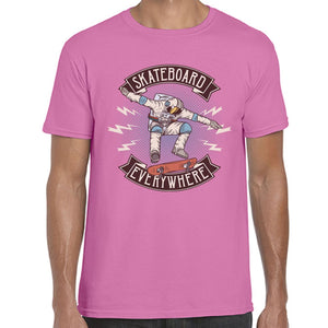 Astronaut Skateboard T-shirt
