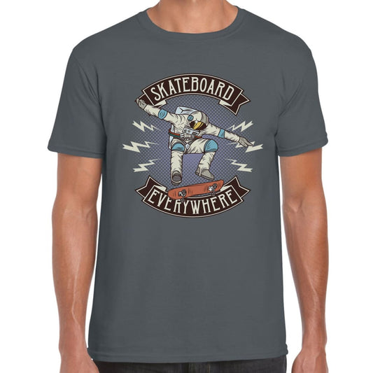 Astronaut Skateboard T-shirt