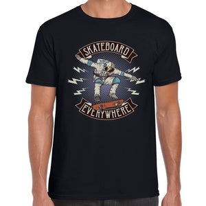 Astronaut Skateboard T-shirt