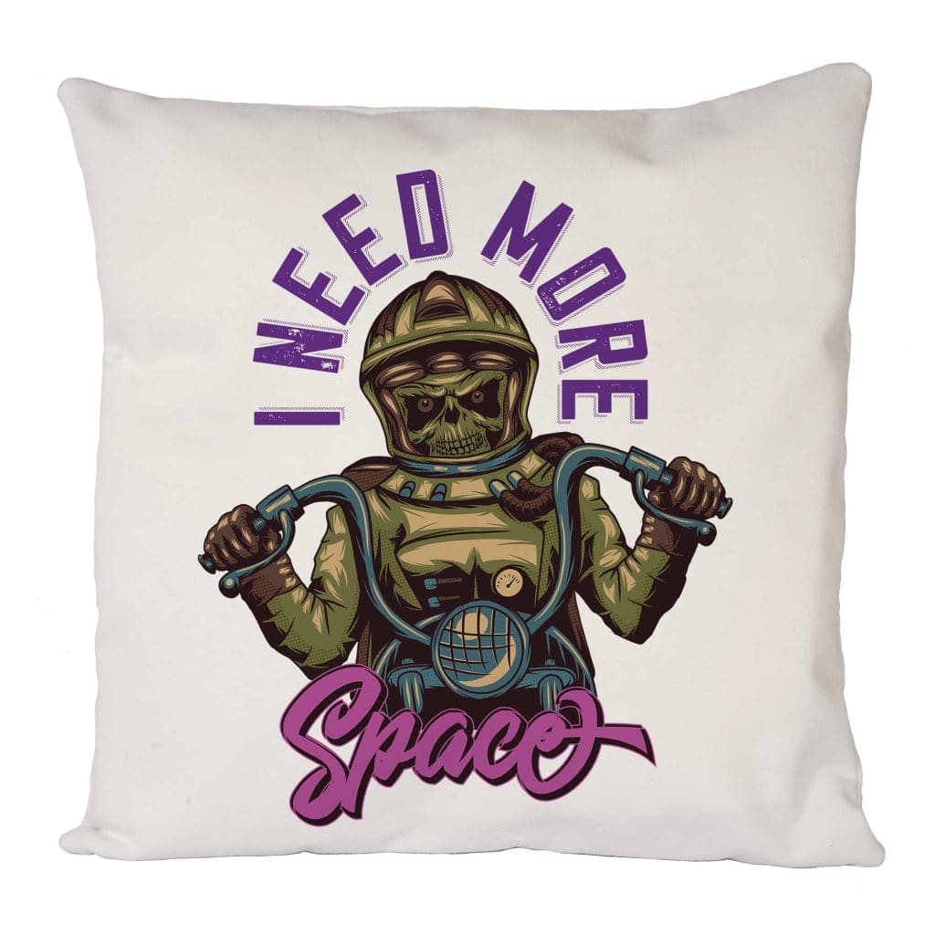 Astronaut Skull Cushion Cover