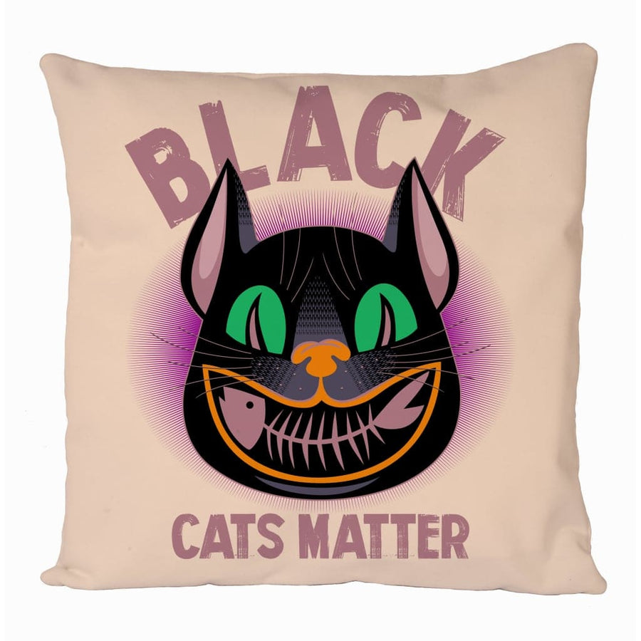 Black Cats Matter Cushion Cover