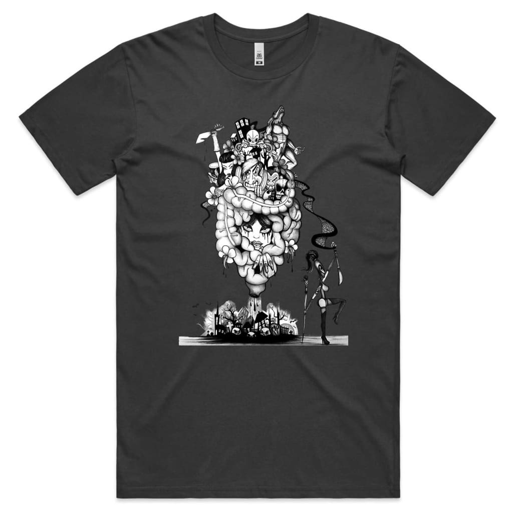 Cartoon Cemetery T-shirt