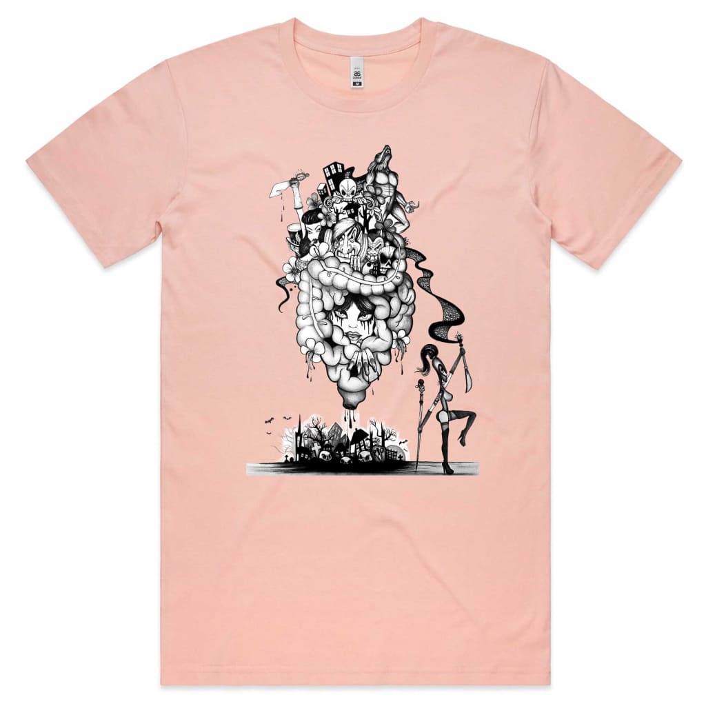 Cartoon Cemetery T-shirt