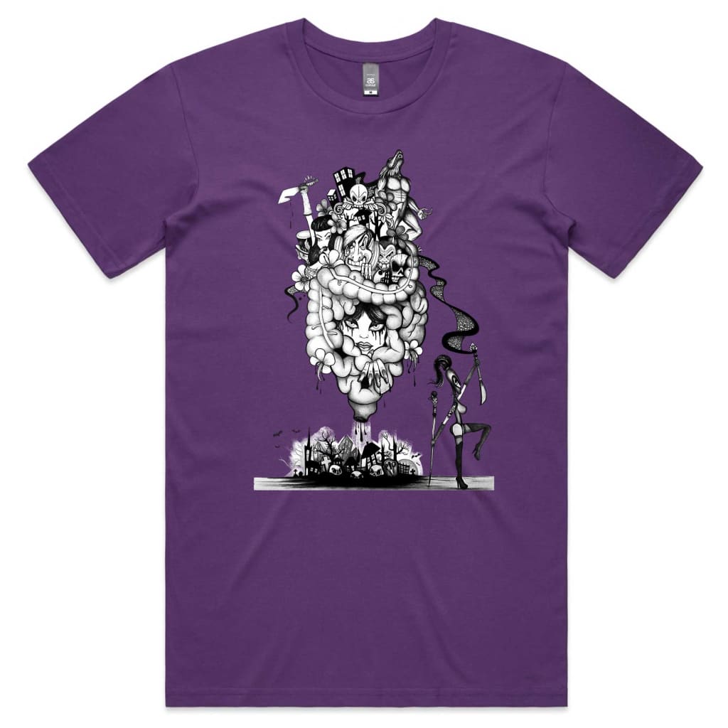 Cartoon Cemetery T-shirt