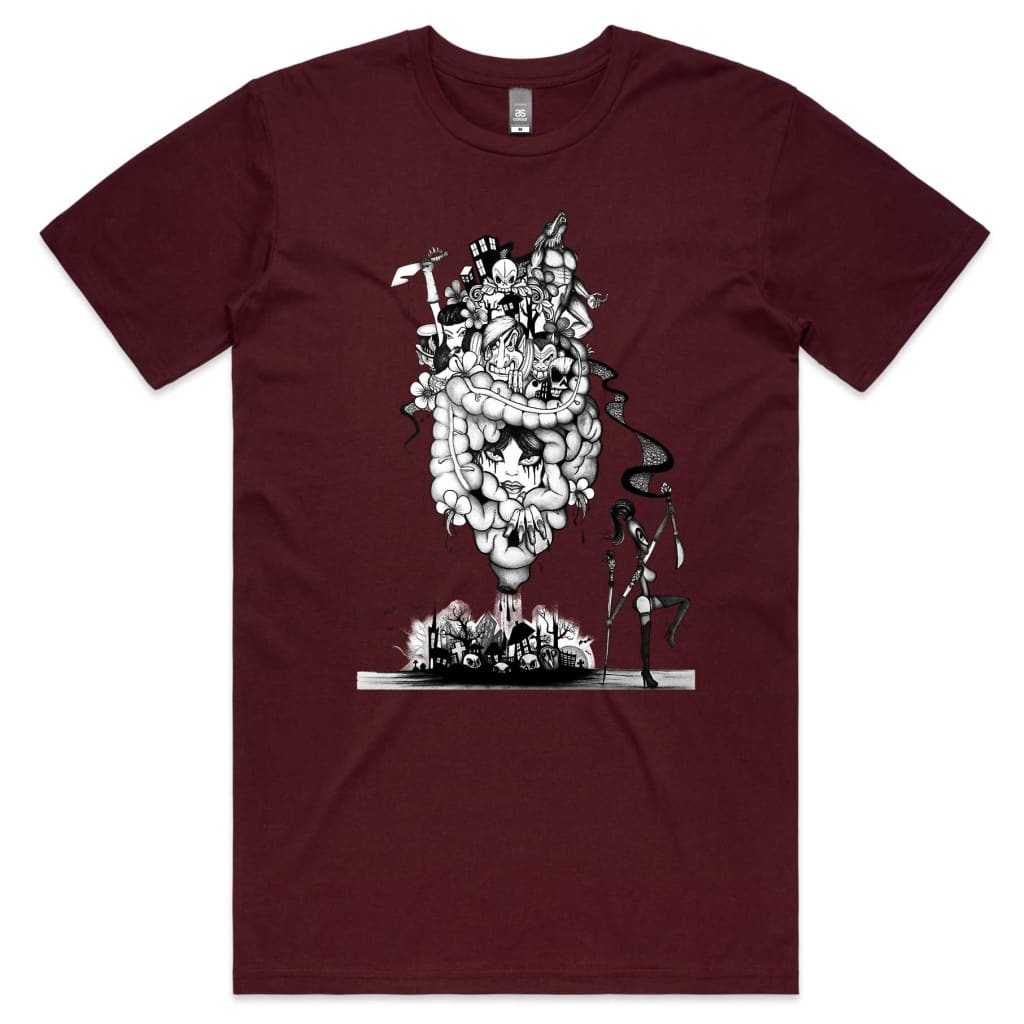 Cartoon Cemetery T-shirt