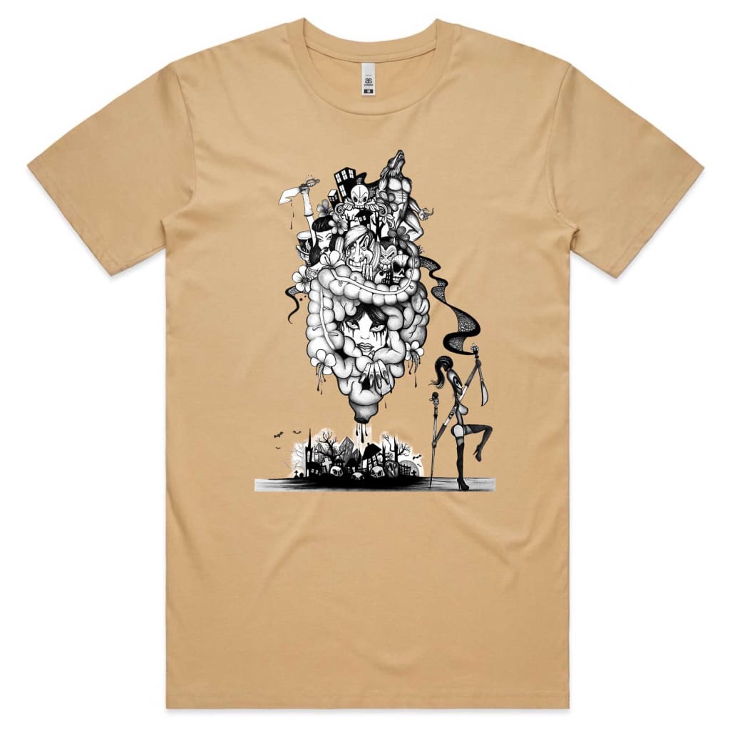 Cartoon Cemetery T-shirt