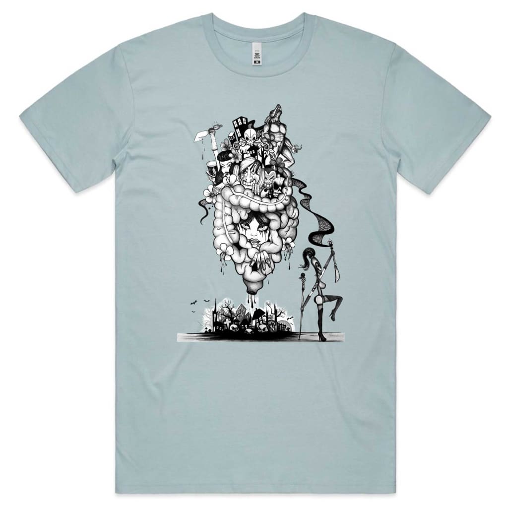 Cartoon Cemetery T-shirt