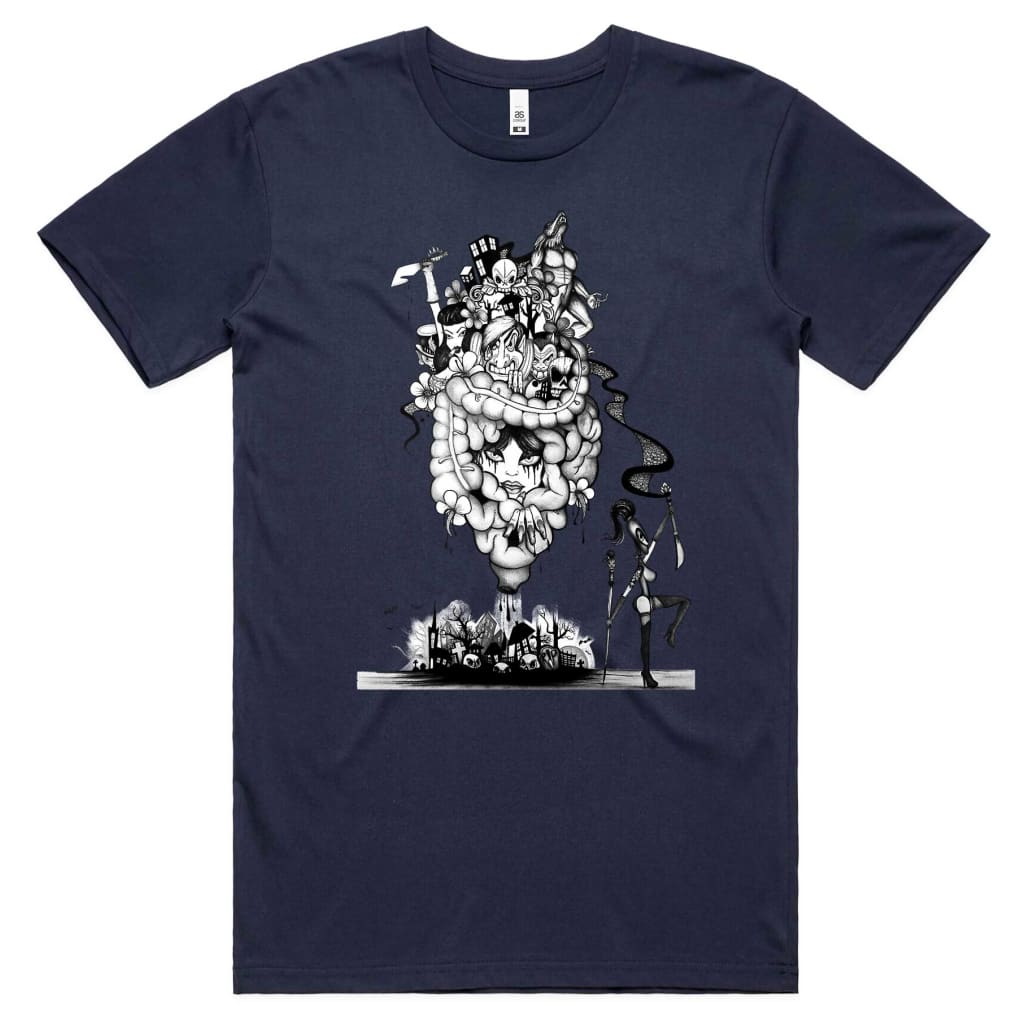 Cartoon Cemetery T-shirt