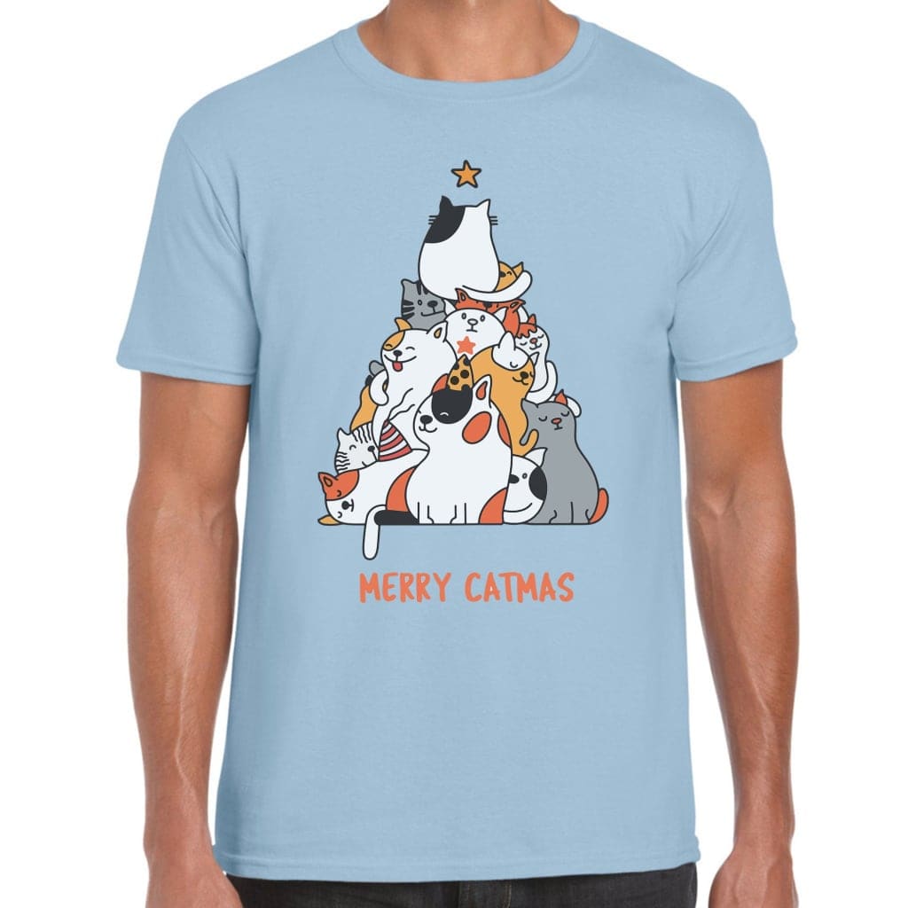 Cat Christmas Tree T-Shirt