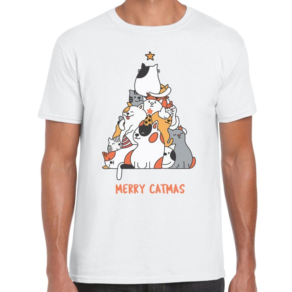 Cat Christmas Tree T-Shirt