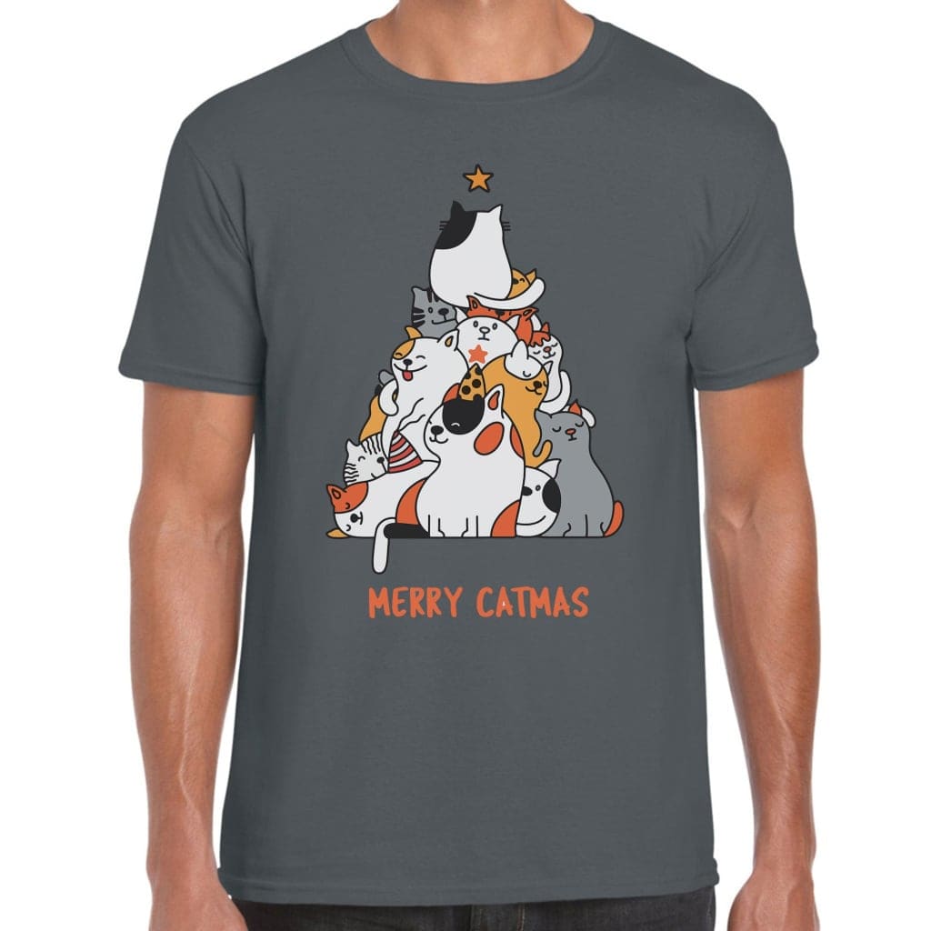 Cat Christmas Tree T-Shirt