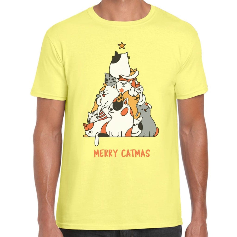 Cat Christmas Tree T-Shirt