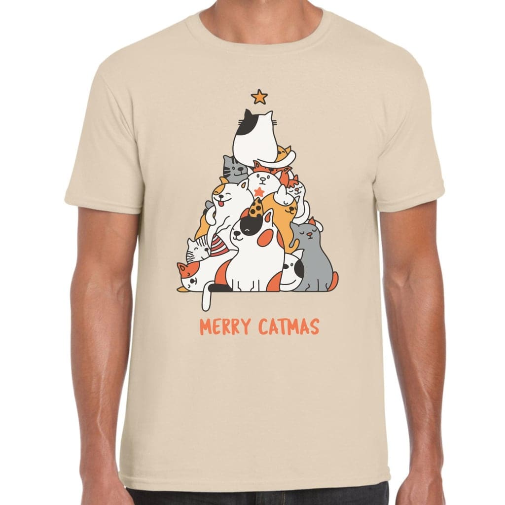 Cat Christmas Tree T-Shirt