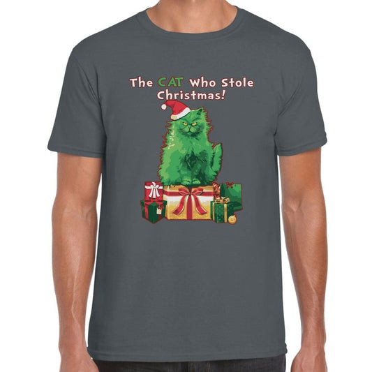 Cat Stole Christmas T-Shirt