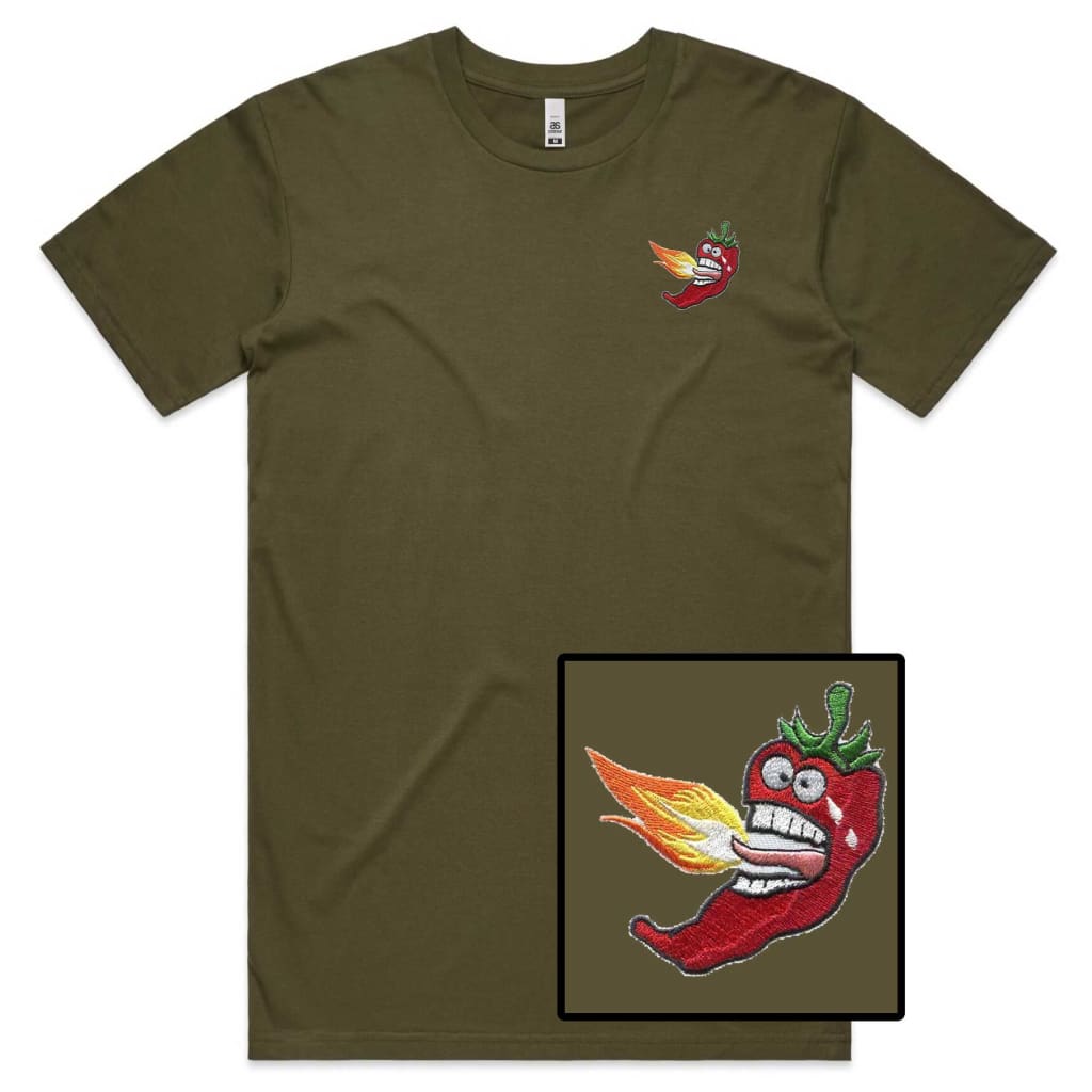 Fire Chilli Face T-shirt