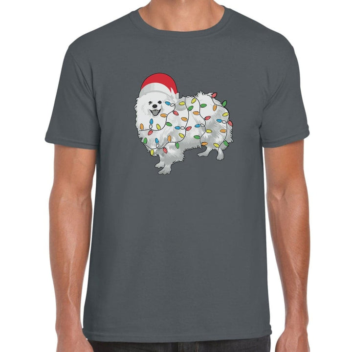 Christmas Lights Dog T-Shirt