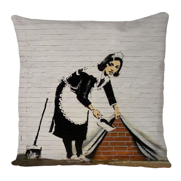 Cleaning Lady Cushion Cover