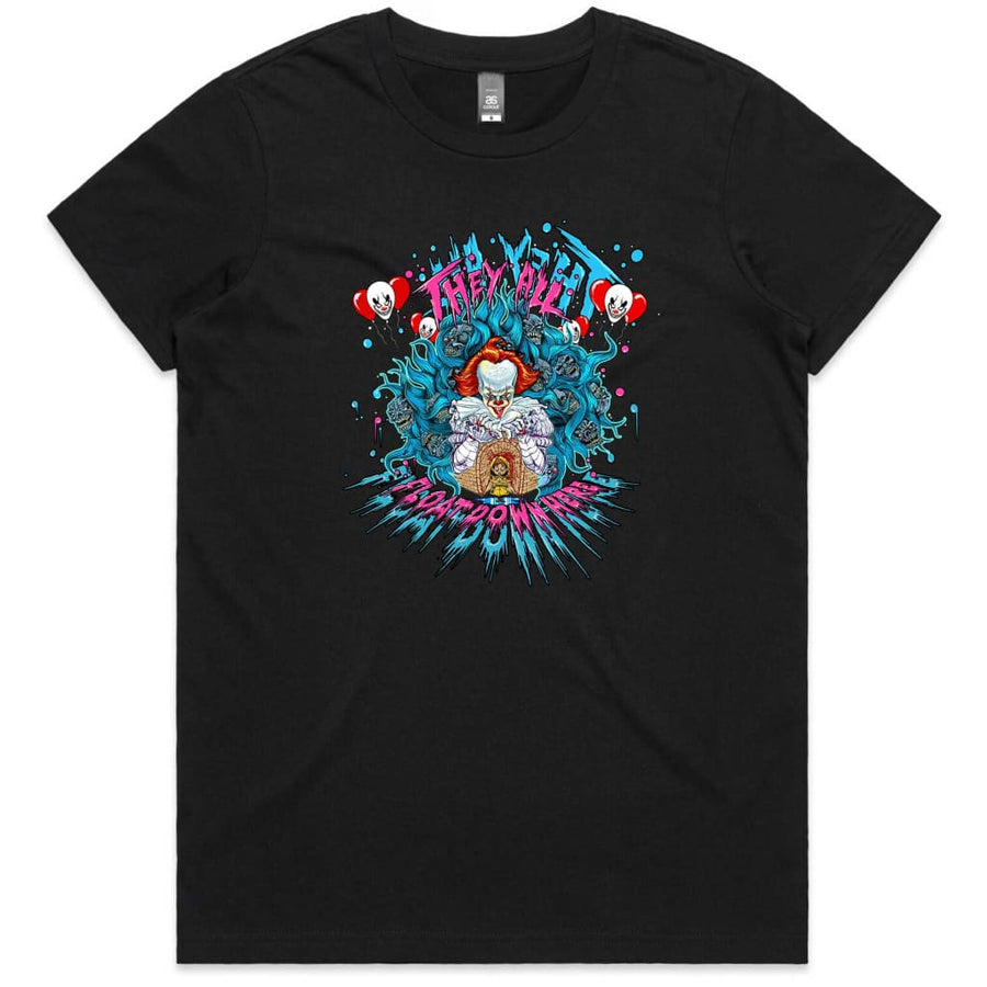 Clown Balloon Ladies T-shirt