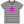 Load image into Gallery viewer, Copy of Pizza Heart Ladies Striped T-shirt
