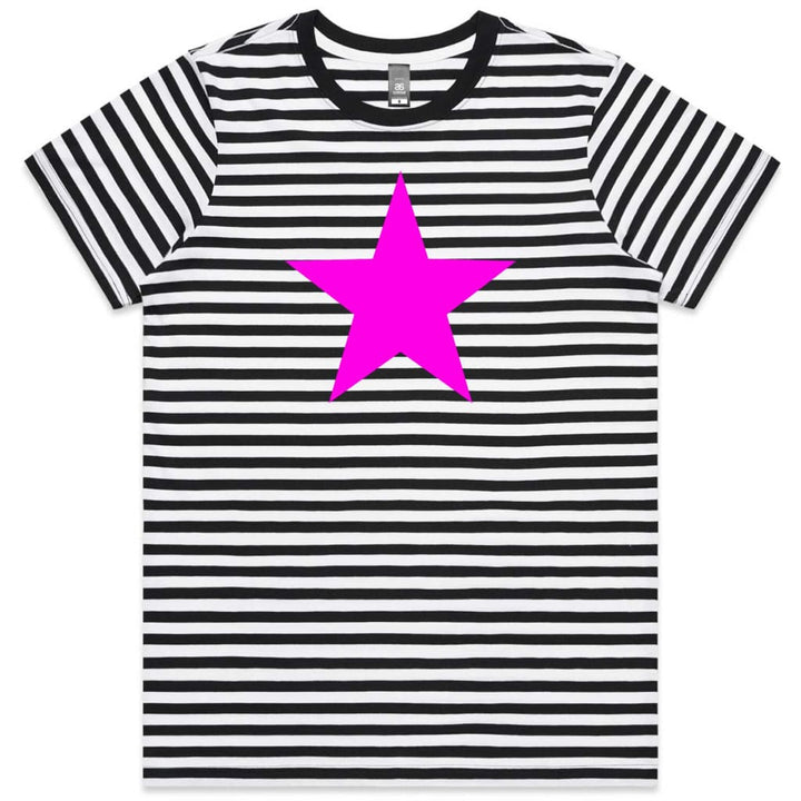 Copy of Pizza Heart Ladies Striped T-shirt