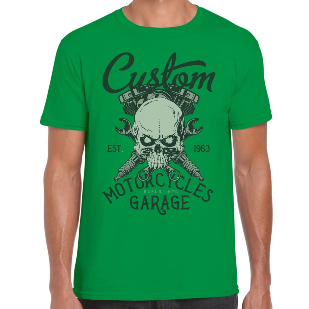 Custom Motorcycles Garage T-shirt