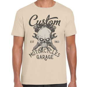 Custom Motorcycles Garage T-shirt