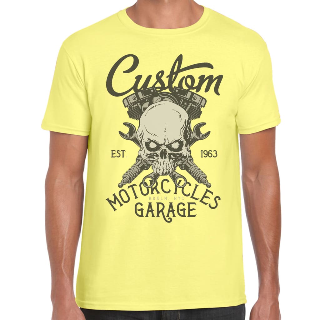 Custom Motorcycles Garage T-shirt