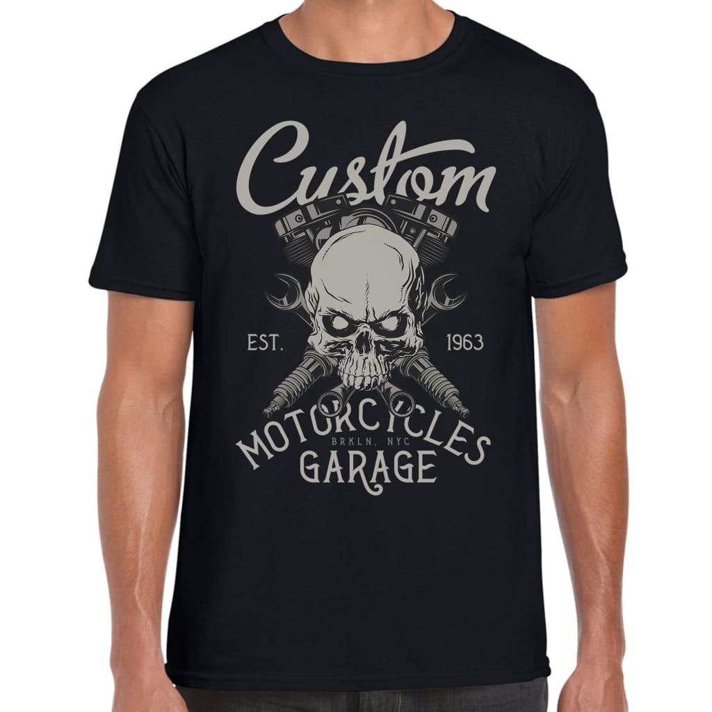 Custom Motorcycles Garage T-shirt