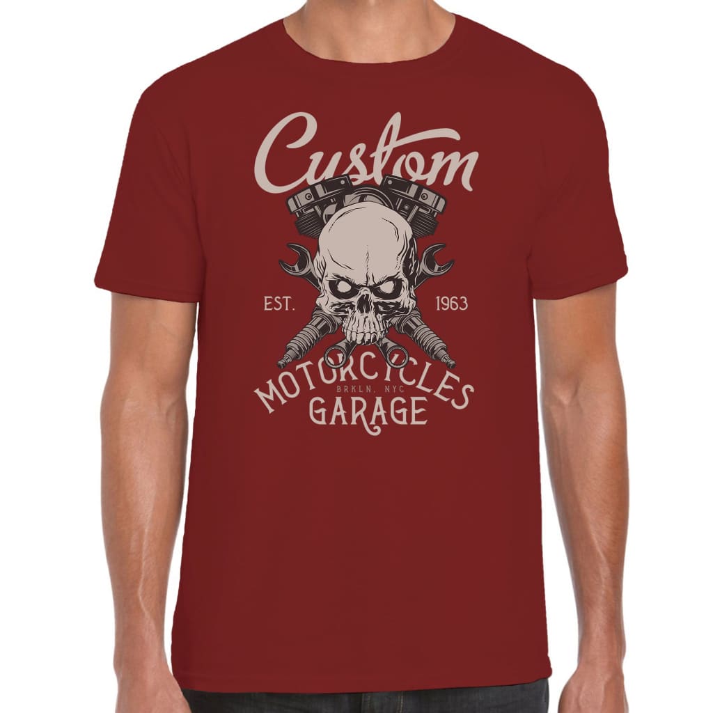 Custom Motorcycles Garage T-shirt