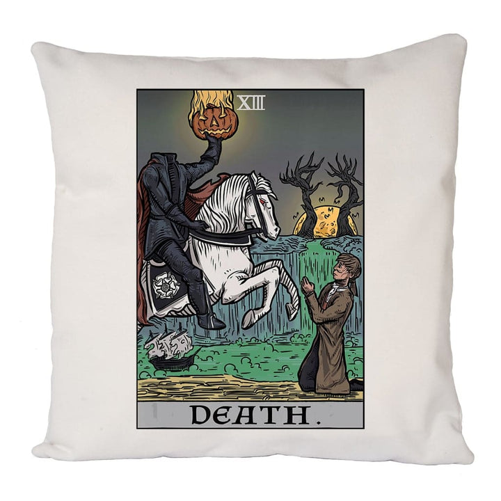 Death Pumpkin Head Cushion Cover