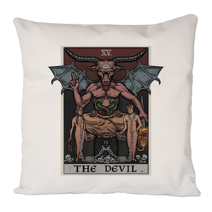 The Devil Sitting Cushion Cover