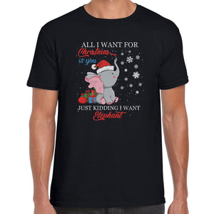 I Want Elephant T-Shirt