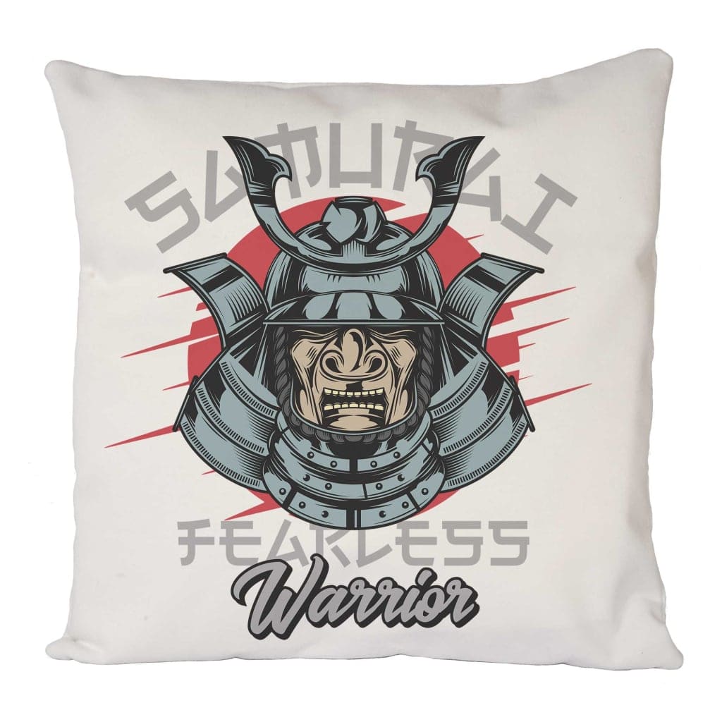 Fearless Samurai Cushion Cover