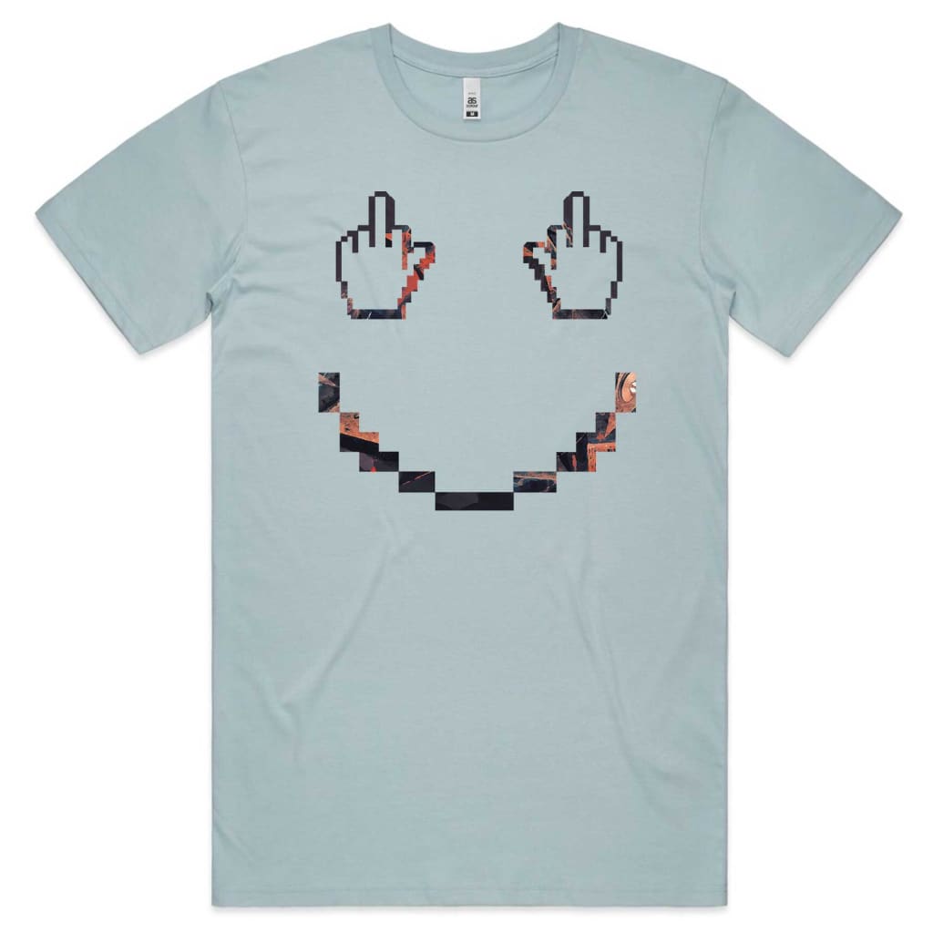 Finger Pixel Face T-shirt