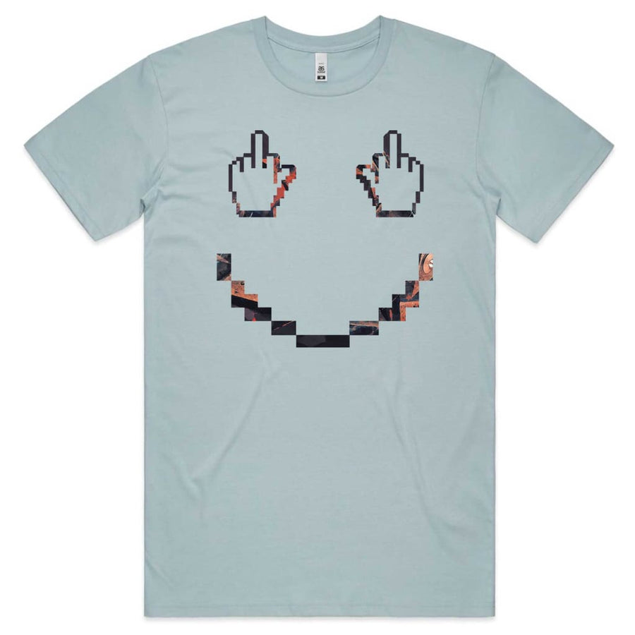 Finger Pixel Face T-shirt
