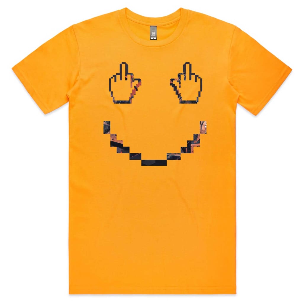 Finger Pixel Face T-shirt