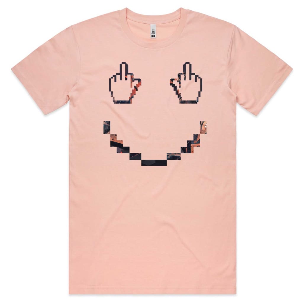 Finger Pixel Face T-shirt