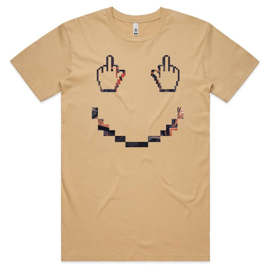 Finger Pixel Face T-shirt