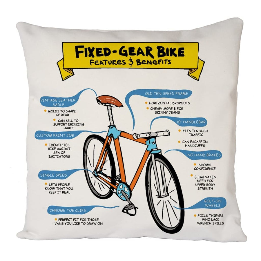 Fixed-Gear Bike Cushion Cover
