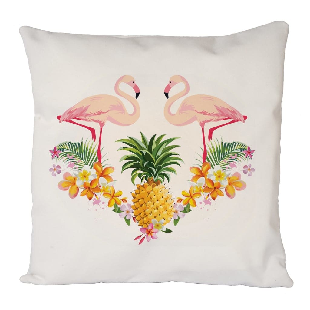 Flamingo Pineapple Cushion Cover