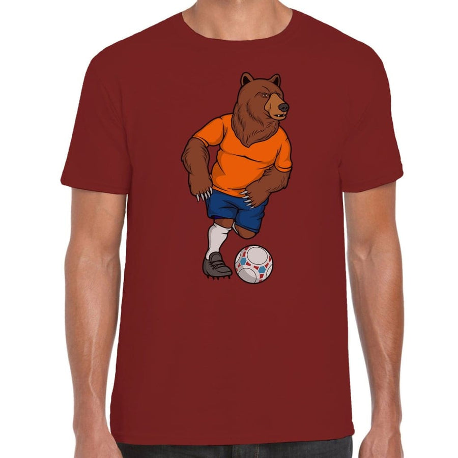 Footballer Bear T-Shirt