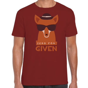 Zero Fox given T-shirt
