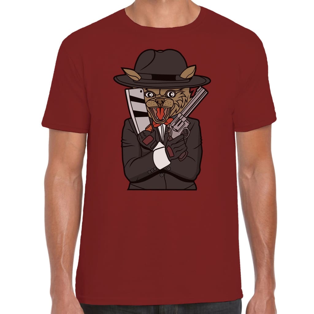 Gangster Cat T-shirt