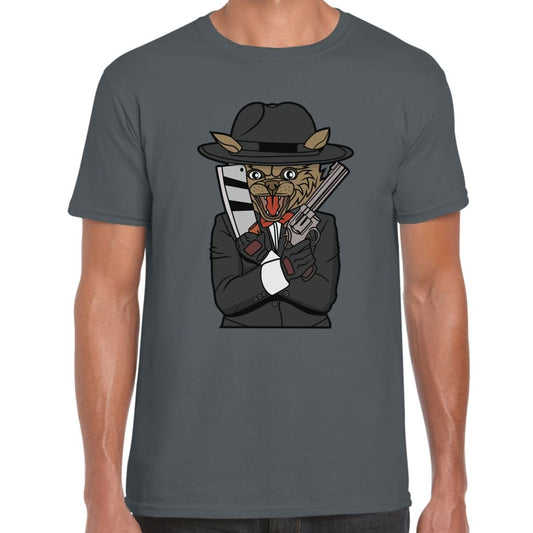 Gangster Cat T-shirt