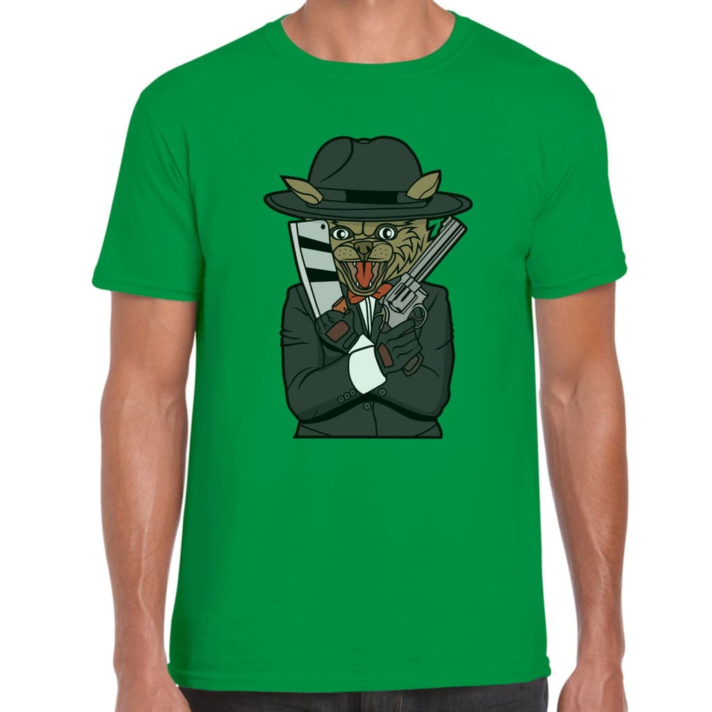 Gangster Cat T-shirt